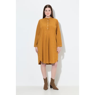 Robe en velours côtelé, passepoils ULLA POPKEN