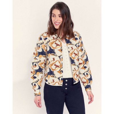 Veste teddy imprimée matelassée réversible VEGALA LA FIANCÉE