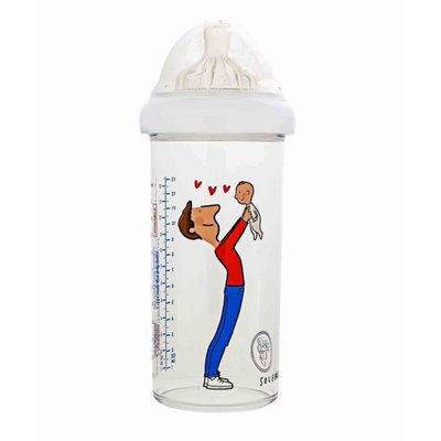 Biberon Papa 360 ml 6 mois+ - Le Biberon Français LE BIBERON FRANCAIS