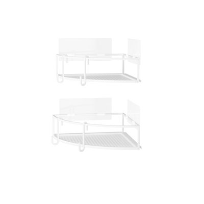 Étagère d'angle de douche - lot de 2 - CUBIKO UMBRA