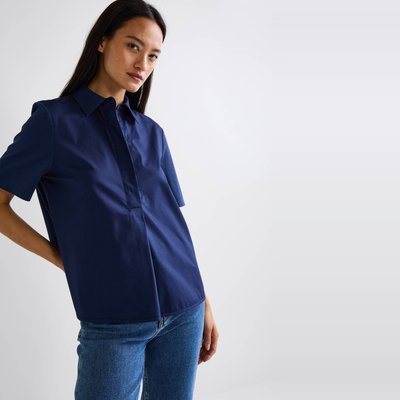 Polo manches courtes en coton bi-matière MONOPRIX