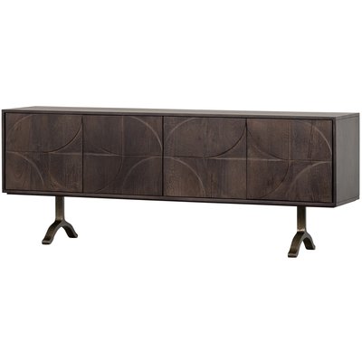 Buffet 4 portes en manguier DRAW BEPUREHOME