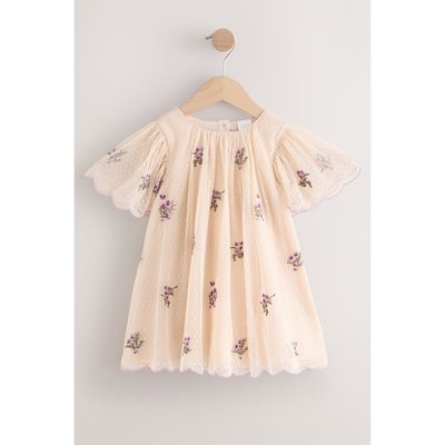 Robe en mesh à manches courtes NEXT
