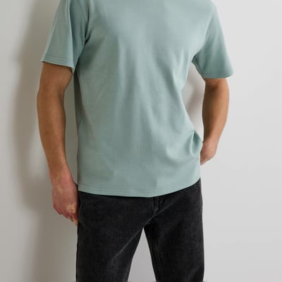 T-shirt manches courtes interlock en coton BIO GOTS MONOPRIX