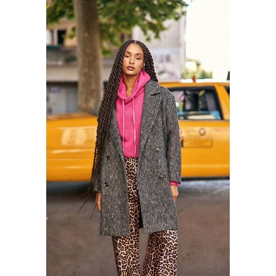 Manteau col revers uni NAELIS LA PETITE ETOILE