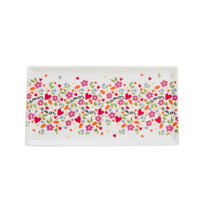Coffret plat rectangulaire  -AMOR AMADEUS