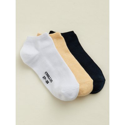 Socquettes unies par lot de 3 CYRILLUS