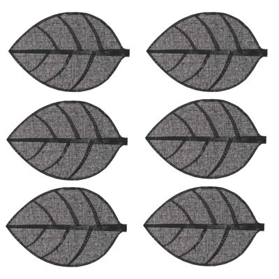Lot 6x Set de table Feuille TOILINUX