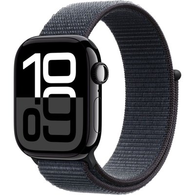 Montre connectée Serie 10 46mm Alu/Noir Loop Cellular APPLE