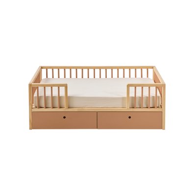 Lit enfant avec grands rangements 70x140 cm CACHE-RÊVES VERTBAUDET
