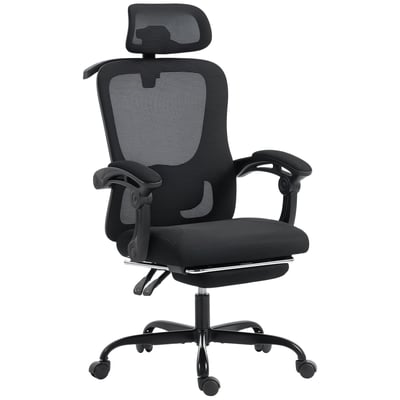 Chaise de bureau Maille (100 % polyester) HOMCOM
