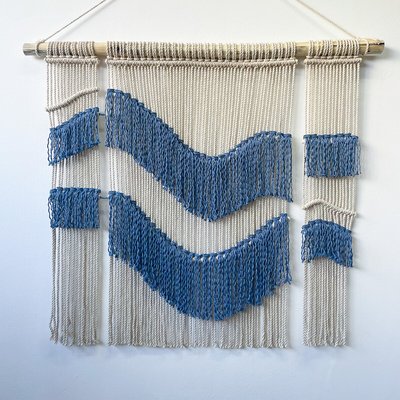 Decoração de parede em macramé WAVE, Macramar MACRAMAR
