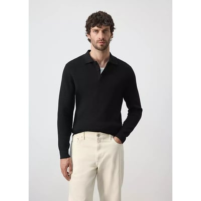 Polo mélange coton maille fine MANGO MAN