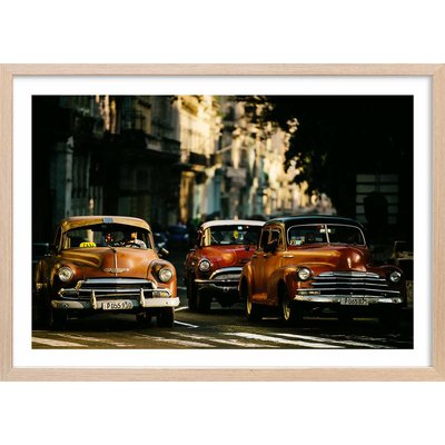 Affiche vintage taxi HEXOA