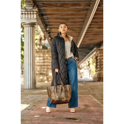 Manteau col montant uni NORA LA PETITE ETOILE