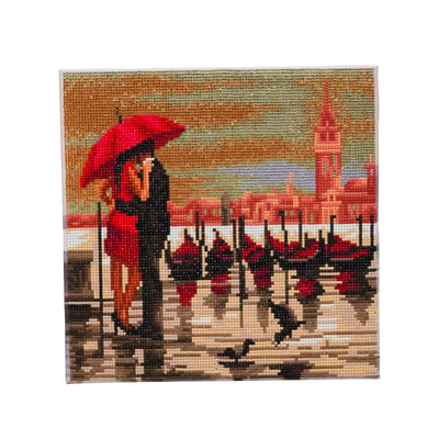 Kit tableau a diamanter 30x30cm Venise romantique OZ INTERNATIONAL