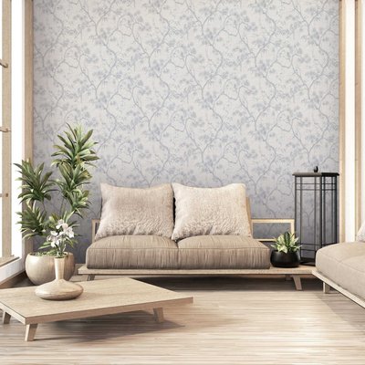 Papier peint imprimé jardin japonais HOME MAISON