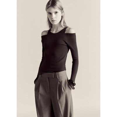 T-shirt combiné coton MANGO