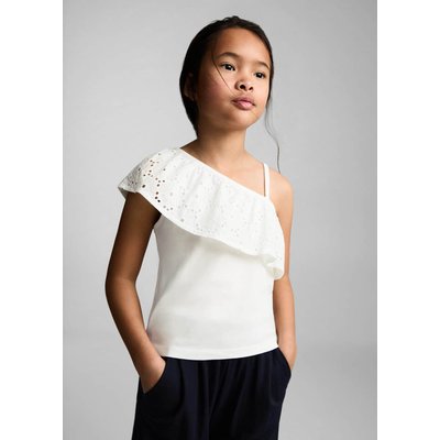 T-shirt asymétrique volanté MANGO KIDS