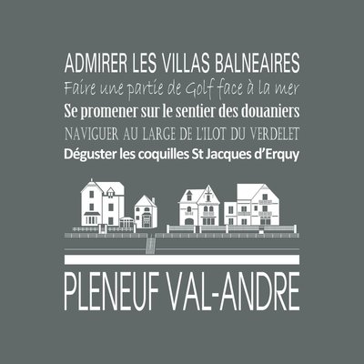 Tableau Mural Pléneuf-val-andré RÉGIONALISME CEANOTHE