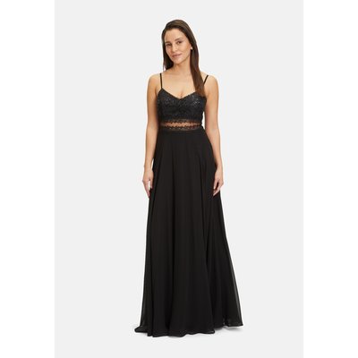 Robe de soiree longue dentelle noir La Redoute