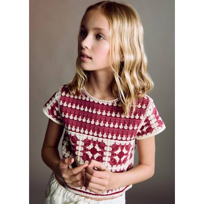 Top crochet coton MANGO KIDS