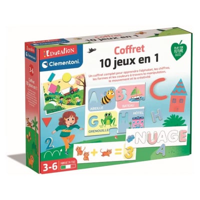 Coffret 10 jeux en 1 CLEMENTONI
