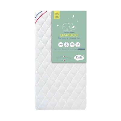 Matelas ferme et déhoussable BAMBOO P'TIT LIT
