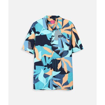 Chemise manches courtes seersucker WIPEOUT OXBOW