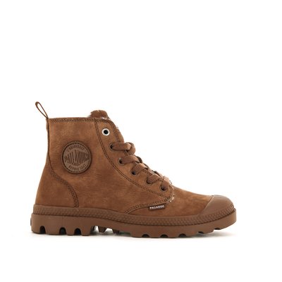 Baskets  hautes cuir fourrées Pampa Hi Zip PALLADIUM
