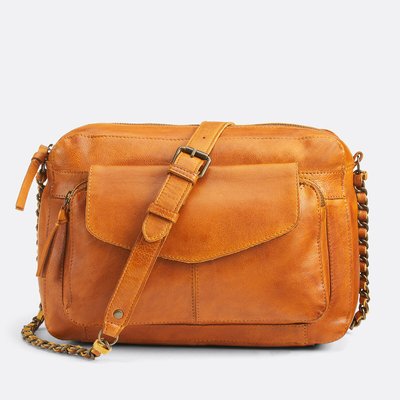 Grote handtas in leer Naina PIECES