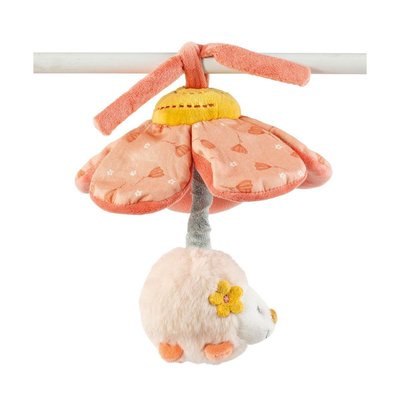 Peluche vibrato Zoé Fleur hérisson NATTOU