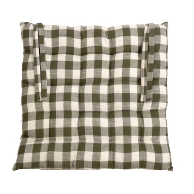 Galette de chaise vichy SUD ETOFFE