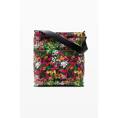 Grand sac fleuri - GREEN - U DESIGUAL