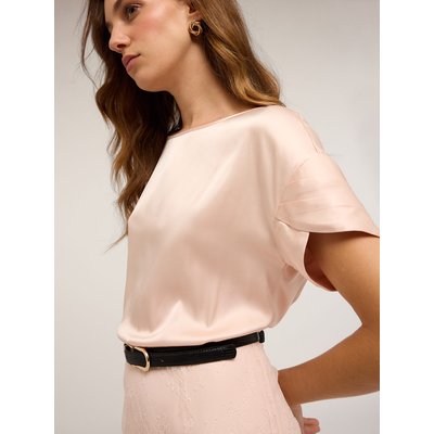 Blouse en satin de viscose extensible MOTIVI