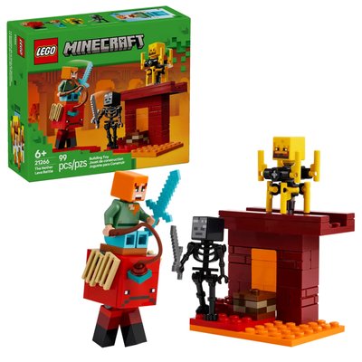 La bataille de la lave du Nether LEGO