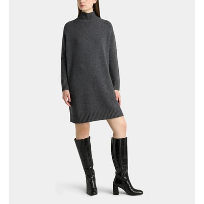 Robe trudaine ample genou en laine GALERIES LAFAYETTE