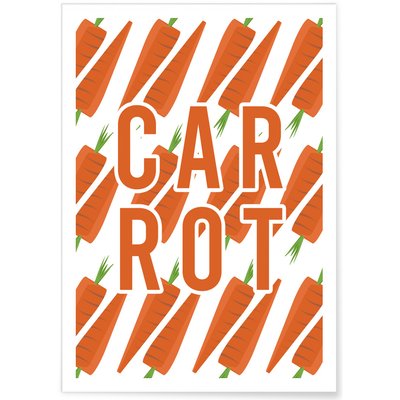 Affiche Carrot L'AFFICHERIE