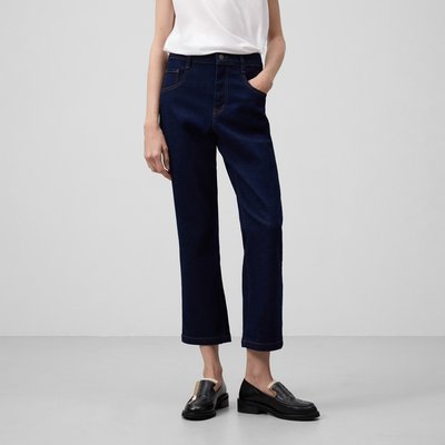 Pantalon longueur cheville denim en coton ADOLFO DOMINGUEZ