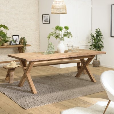 Table à manger 220 cm en bois recyclé DENVER PIER IMPORT