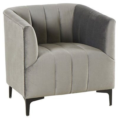 Fauteuil cabriolet velours vert MALMOE PIER IMPORT