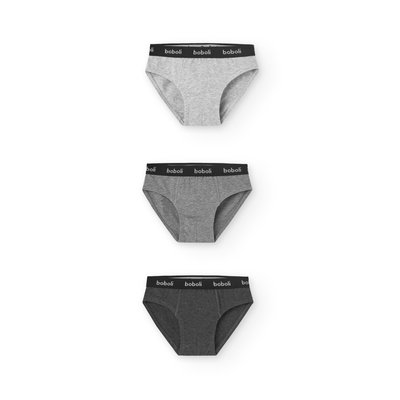 Lot de 3 slips en coton BOBOLI