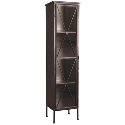 Vitrine 1 porte en métal AUBRY GASPARD