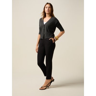 Pantalon cigarette réalisé en tissu stretch OLTRE