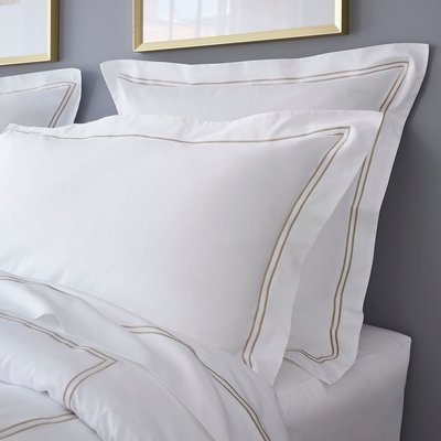 Taies d'oreiller satin de coton ELEGANCE lot de 2 MPC MAISON