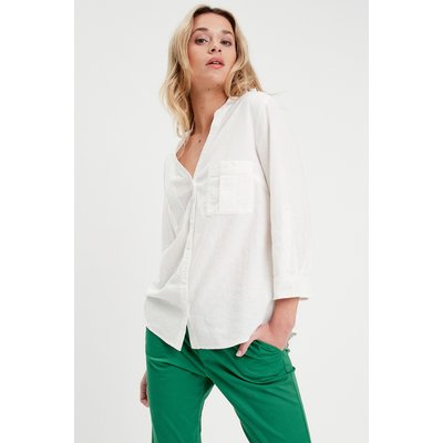 Chemise manches 3/4 contenant du lin CACHE CACHE