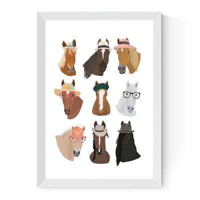 Horses by Hanna Melin Print EAST END PRINTS
