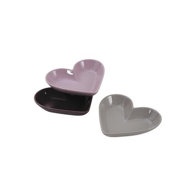 Ravier ramequin Coeur en céramique (Lot de 3) AUBRY GASPARD