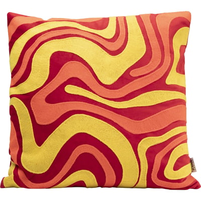 Coussin Electric Feeling rouge 45x45cm KARE DESIGN