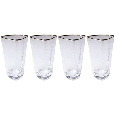 Lot de 4 verres hauts, HOMMAGE KARE DESIGN